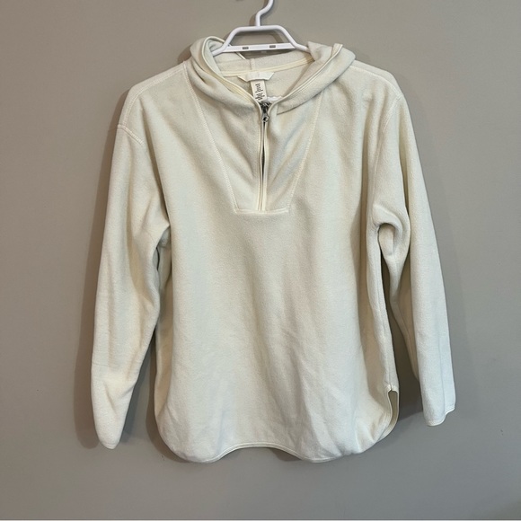 H&M fleece hooded quarter zip sweater - size M - Picture 7 of 7